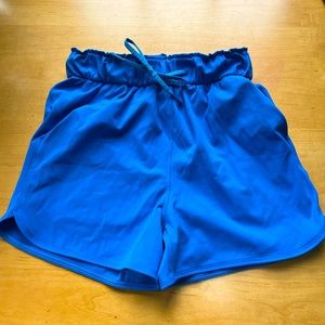 LULULEMON cobalt blue shorts